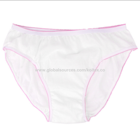 Disposable Cotton Underwear, Cheap Underwear for Women - China