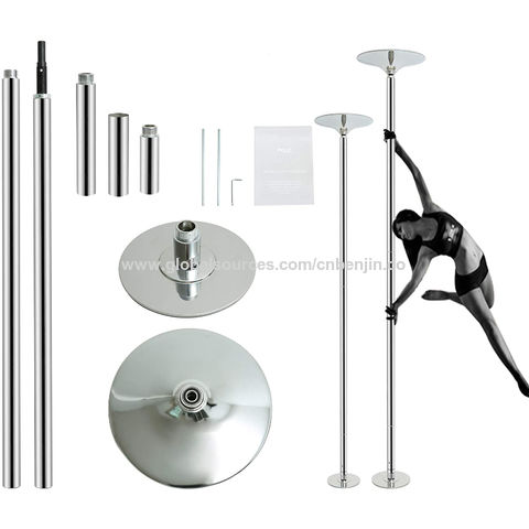 Pôle De Danse Portable MIPOLE Lumineux - 45mm & 50mm - Pour Pole Dance Fitness - Réglable Et Démontable