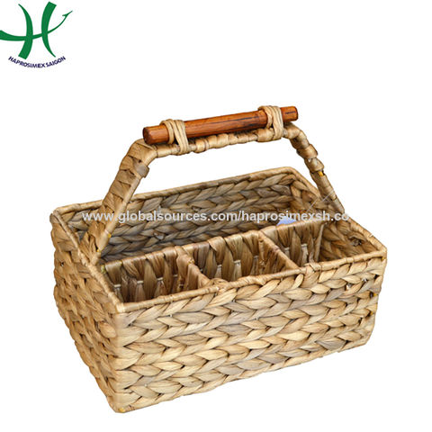 Handwoven Basket Heat Resistant Hot Pot Basket Table Food Service Organizer  With Handle Wholesales From Vietnam - Buy Hot Pot Basket Table Food Service  Organize…