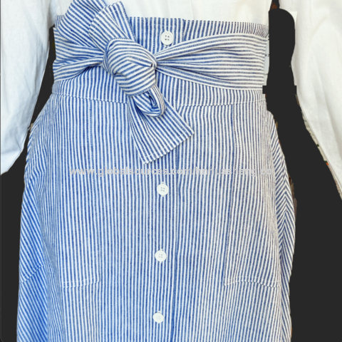 Women Striped Tie Waist Skirt With Buttons, Tie Waist , Bow-tie Belt, Side  Pockets, Flared Bottom $11.78 - Wholesale China Women Skirt at factory  prices from Hunan Huasheng Industrial & Trading Co.