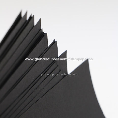 Buy Wholesale China Black Paperboard Roll / Sheet With Low Grammage ...