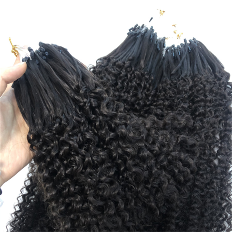 Human hair extensions african cheap american