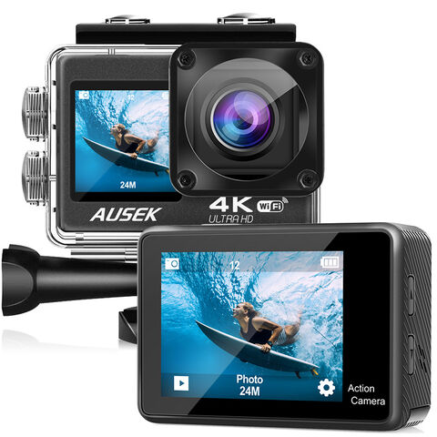 Buy Wholesale China 4k 60fps High Definition Dual Screen Wide Angle 30 Meters Waterproof Wifi Action Camera & 4k Sport at USD 50 | Global Sources