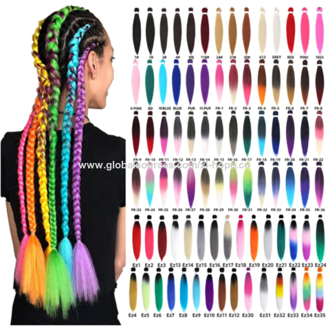 Buy Wholesale China 1 Pack Large Stock 200+ Colors Ombre Jumbo Braid  Synthetic Hair Extensions & Jumbo Braid Synthetic Hair Extensions at USD 20