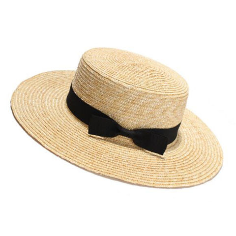 straw hat flat