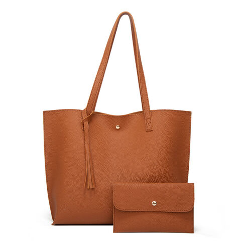 Wholesale faux leather outlet tote bags