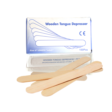 Disposable Medical Wooden Tongue Depressor, Sterile or Non-Sterile - China Tongue  Depressor, Wood Tongue Depressor