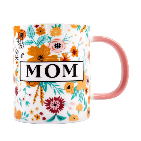 Buy Wholesale China Beautiful Floral Pattern Mother's Day Gift Ceramic Tea  Cup Coffee Mug & Mother's Day Gift Mug at USD 0.8