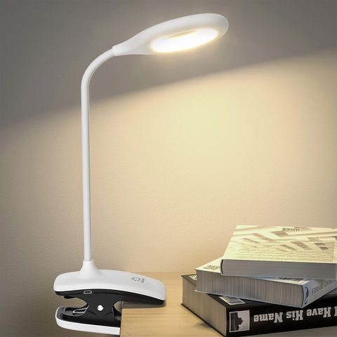 Lámpara De Lectura Recargable, Luz LED Para Leer En La Cama - Ajuste De  Brillo Y Temperatura De Color, Hasta 20 Horas De Duración, Lámpara USB Para  Ca