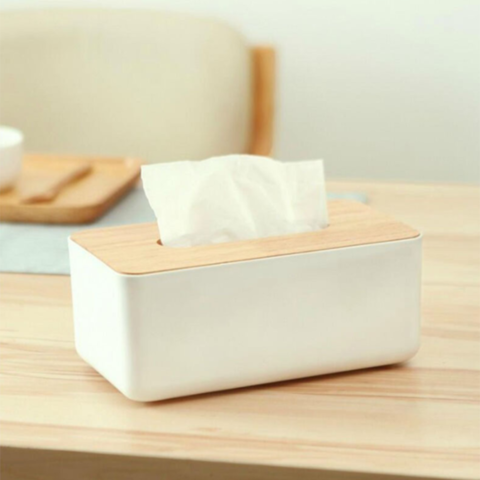 Buy Wholesale China 2022 New Hot-sale Wooden Cover Tissue Box Remote ...