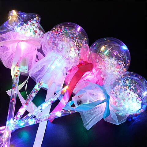 Big Light up Bobo LED Balloons with Stick Flashing Handle Glow