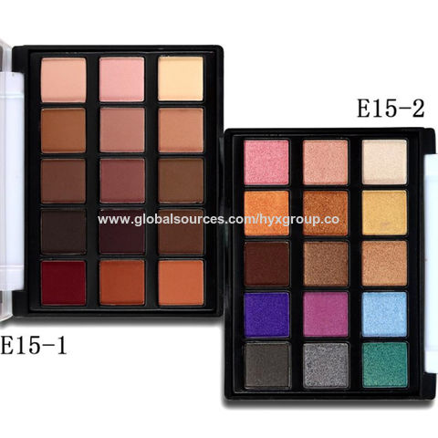 Buy Wholesale China 15 Colors Matte Eyeshadow Palette Pearlescent