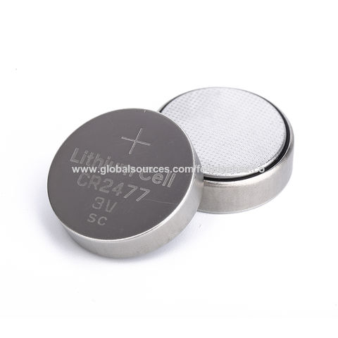 High service life lithium primary button coin battery CR2477