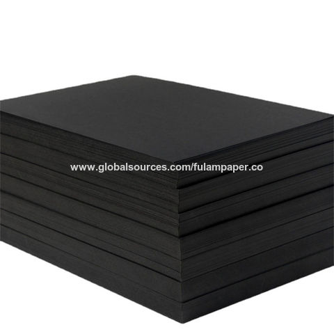 SGS Book Binding Board / Black Cardstock Paper Board For Small Cardboard  Box 1.0mm 1.5mm