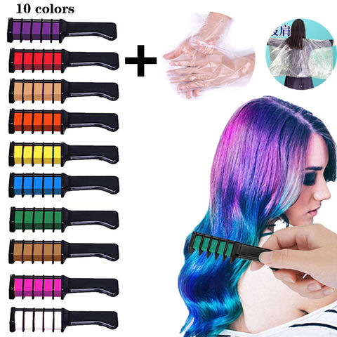 Buy Wholesale China 10 Color Fans You Hair Dye Comb, One-time Hair Dye  Chalk, Hair Dye Stick, Hair Color Crayon & Hair Dye at USD  | Global  Sources