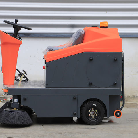 concrete sweeper machine