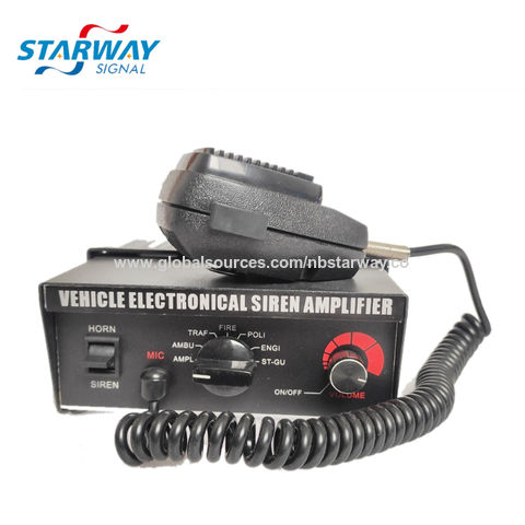 Buy Wholesale China Starway 100w Police Black Siren Alarm Siren Car