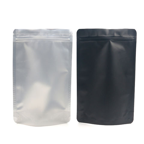 Black Zipper Bags With Logo Printed,custom Zip Lock Bags for