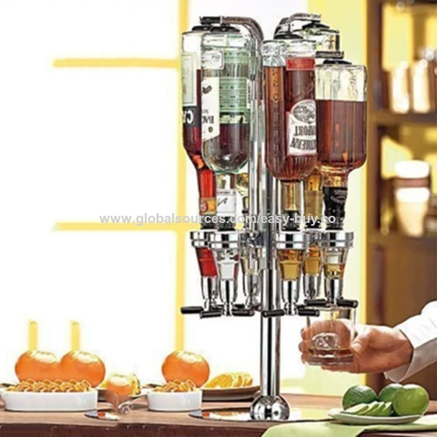 Buy Wholesale China Bottle Pourers Rotary Pouring Wine Rack 2 Head 6 Head Upside  Down Test Beer Bottle Rack & Bottle Pourers at USD 15