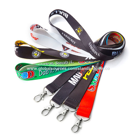 Custom Multi Color Keychain Holder Safety Polyester Neck Straps Lanyard -  China Lanyards and Polyester Lanyards price