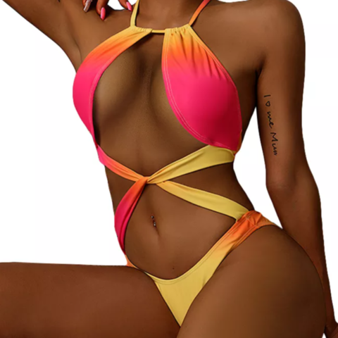 Buy Wholesale China 2022 Vendor Swim Wear Bikini Sexy Beautiful Thong  Swimsuit Girls One Piece Swim Wear For Women Wavy & Girls One Piece Swim  Wear at USD 6.75