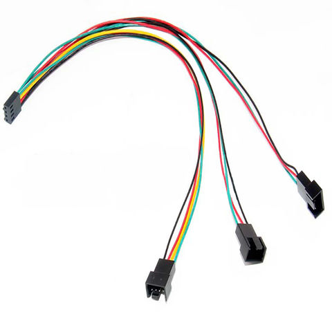 3 broches Connecteur RGB Câble d'extension de fil séparateur pour  ventilateur d'ordinateur Aura Rgb Led