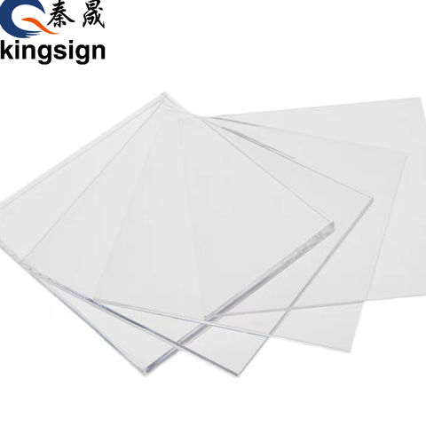 Clear Acrylic Perspex Sheet Transparent Plexi Glass Plastic Sheet 800mm x 500mm 2mm