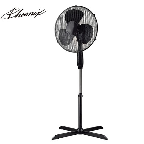 16" Electric Portable Air Cooling Oscillating Floor Standing Pedestal Fan Free