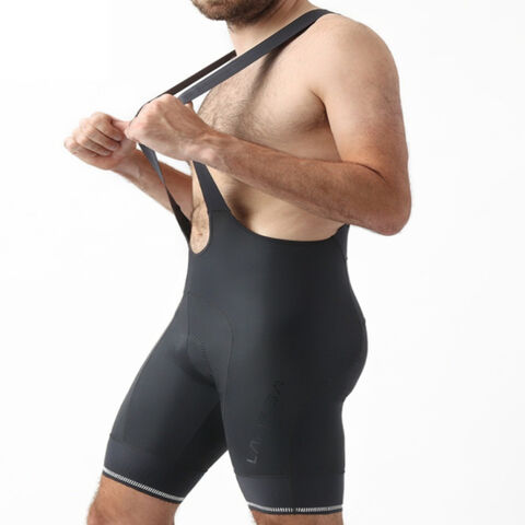 Men's Cycling Bib Shorts Road Bike Outdoor Padded Pants Tights VeloChampion EVO 