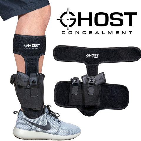 Holster de cheville dissimulé pour pistolet de port dissimulé | Holster de jambe universel avec chargeur