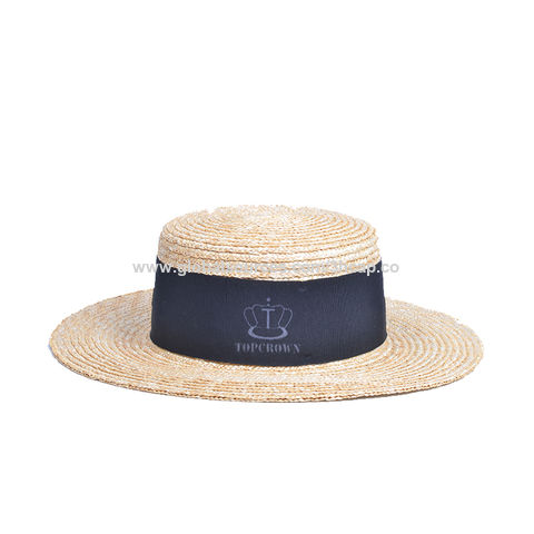 Compre Sombrero De Lavabo Logotipo Con Impresión Personalizada Gratis,  Sombreros De Paja De Ocio Para Hombres Y Mujeres, Sombreros Upf y Sombreros  De Paja de China por 2.25 USD