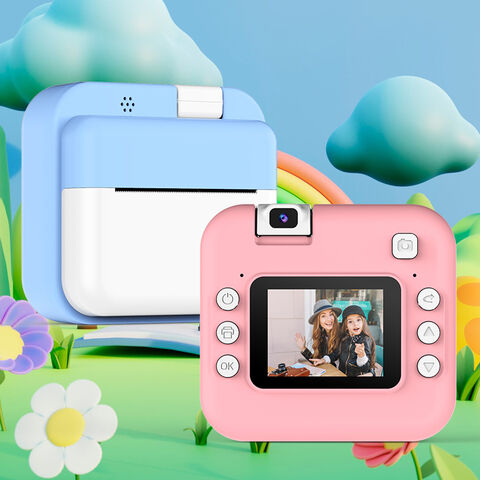 Kamera Cetak Instan untuk Anak-Anak Terlaris 1080P HD Mini Kamera dengan Kamera Pencetak Foto Termal - Hadiah Mainan Anak-Anak