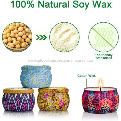 Buy Wholesale China 4 Pack Scented Candles Gifts Set For Women, 4.4 Oz ...