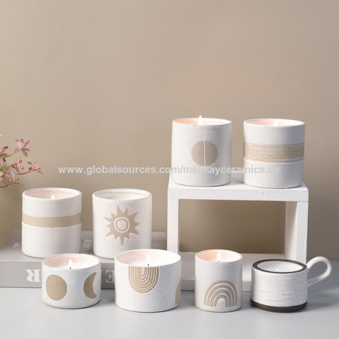 Nadia Ceramic Candle Jar