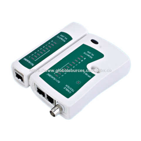 Comprobador de Cables de Red LAN Rj45 Rj11 Cat5 - Tester de Cables de Red Profesional for sale at factory direct price