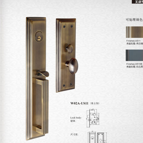 Buy Wholesale China High Quality Gate Handle Gate Lock Entry Handle For ...