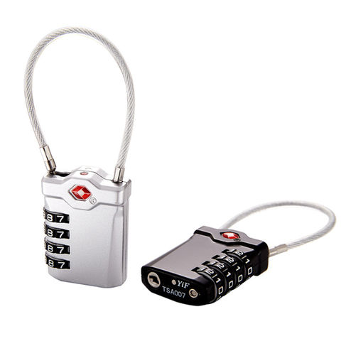 4 Dial Digits Combination  Lock Suitcase Luggage Code Password Lock Padlock Vn 
