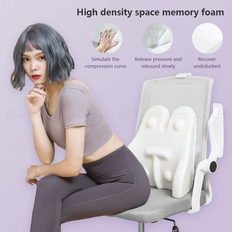 Lumbar Pillow, Memory Foam Lumbar Support Pillow for Office Chair