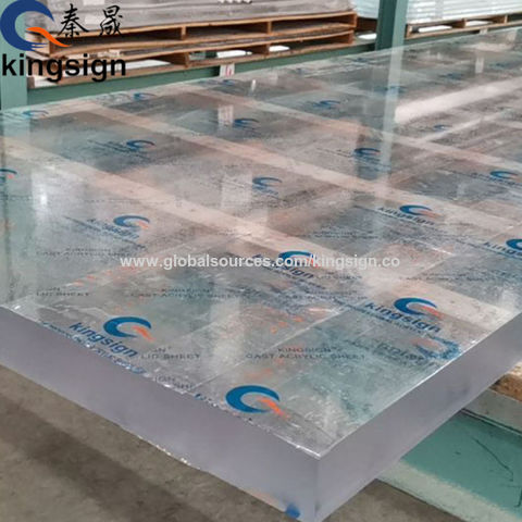 Kingsign® USA clear Thick Acrylic sheet perspex panel for outdoor ...