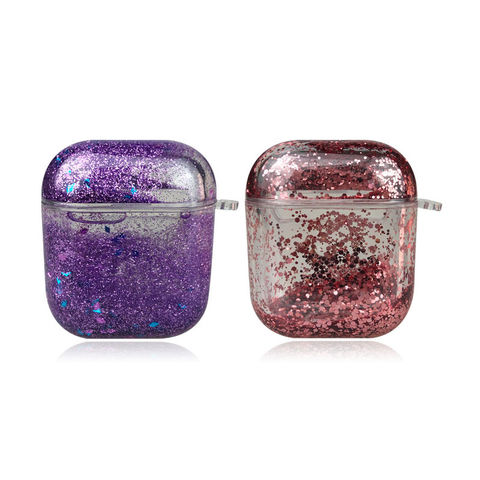 علبة Bling مقاومة للماء برقيق للأذن مضادة للصدمات ببريق بلاستيك مخصصة لـ AirPods 2 & 3 for sale at factory direct price