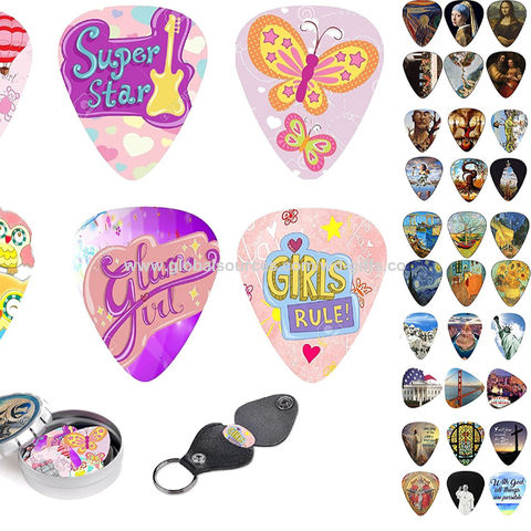 Buy Standard Quality China Wholesale Celluloid Guitar Picks Customized Guitar  Pick Printing Pearl Guitar Pick Set With Box Packing $0.06 Direct from  Factory at WD Gifts Co., Limited