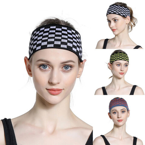 Braided Thin Headbands for Women Girls,Hairbands Fashion Pigtail Style  Headband - black
