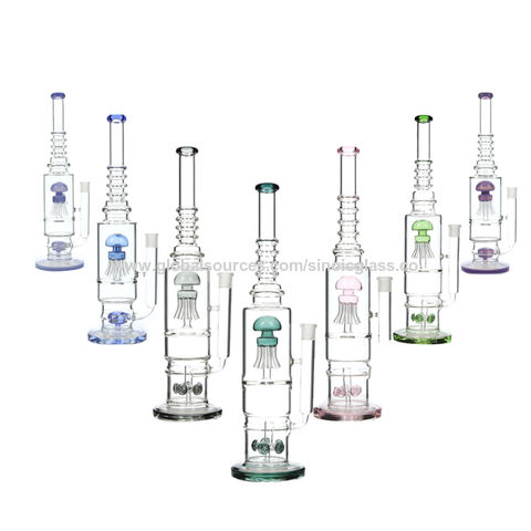 Amazon hot selling 18inches 255g big glass bong ,bongs,glass water pipe china factory shipping for sale at factory direct price