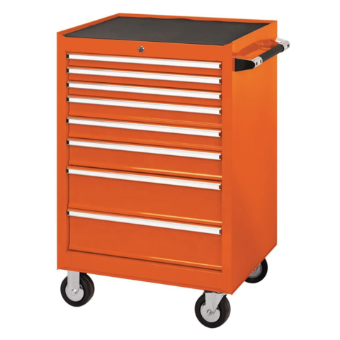 Metal Top Chest, Garage Tool Drawer Cabinet, 8 Drawers 26 In. Single Bank  Orange - Expore China Wholesale Tool Cabinet and Tool Chest, Tool Chest On  Wheels, Tool Chest Cabinets