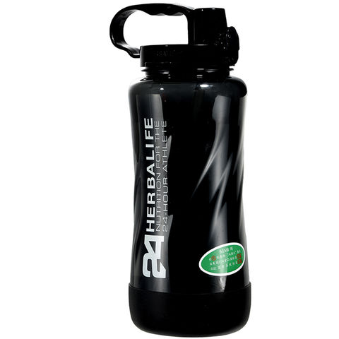 Buy Wholesale China 1l/2l/2000ml Black Large Size Portable Space Herbalife  Nutrition 24 Hour Shaker Straw Style Strap & Sports Water Bottle at USD 3