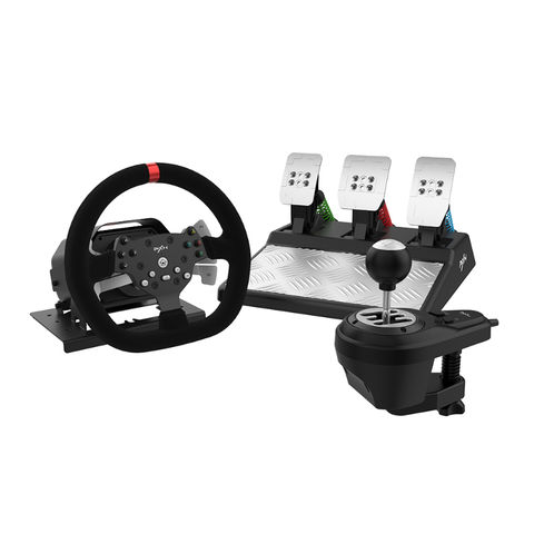 PXN V10 3 IN 1 Force Feedback Racing Wheel Gaming Steering Wheel Volante pc  With Hall