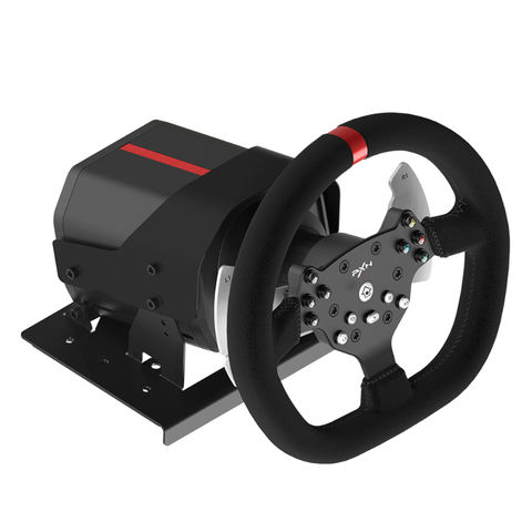 PXN Force Feedback Steering Wheel Gaming, V10 Racing Wheel 270/900 Degree  with Adjustable Linear Pedals and 6+1 Shifter Gaming Racing Steering Wheel