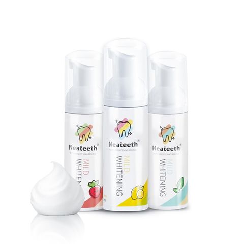 Teeth Whitening Foam Whitening Teeth Mousse Oral Cleaning Private Label  Kids Children Foam Toothpas