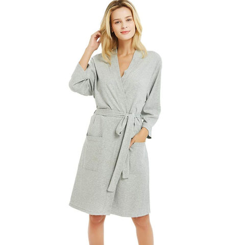 Buy Wholesale China Women's Cotton Robes, Lightweight Robes For Women ...