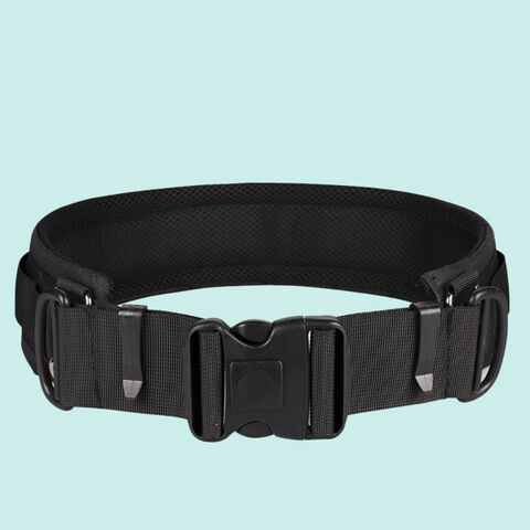 Porte-ceinture pour objectif d'appareil photo, fonctionnel, en nylon, avec boucle, sangle de taille noire réglable for sale at factory direct price